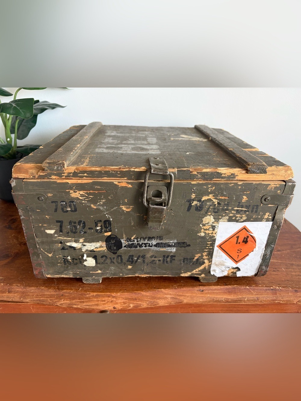 Vintage Military Ammo Crate